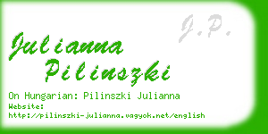 julianna pilinszki business card